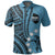 Cook Islands Mauke Polynesian Polo Shirt LT6 Blue - Polynesian Pride