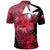 Wallis and Futuna Polo Shirt Hibiscus Red No.2 Color LT6 - Polynesian Pride