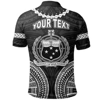 Custom Samoa Ula Nifo Tribal Polo Shirt White Style LT6 - Polynesian Pride
