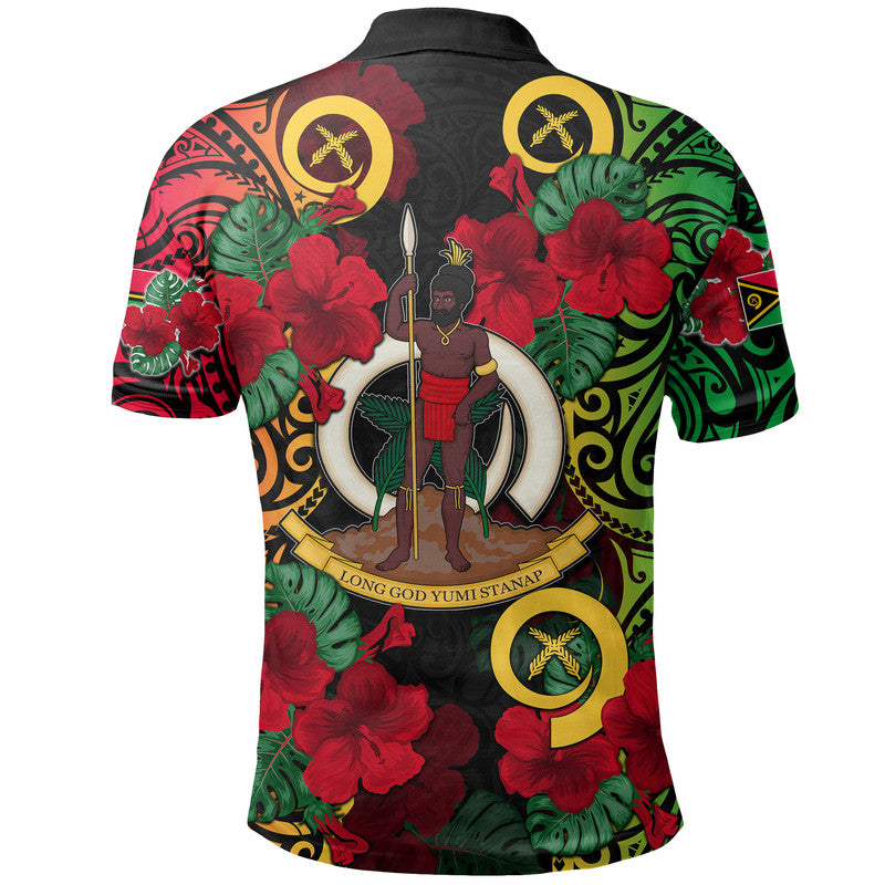 Vanuatu Yumi 42 Polo Shirt LT6 - Polynesian Pride