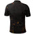 New Zealand Polo Shirt, Maori Gods Golf Shirt, Tumatauenga (God of War) Black - Polynesian Pride