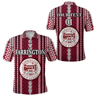 Custom Hawaii Farrington High School Polo Shirt Simple Style LT8 Unisex Maroon - Polynesian Pride