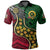 Custom Vanuatu Mix Aboriginal Polo Shirt LT6 Red - Polynesian Pride