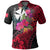 Wallis and Futuna Polo Shirt Hibiscus Red No.1 Color LT6 Red - Polynesian Pride