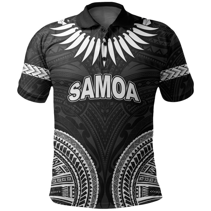 Custom Samoa Ula Nifo Tribal Polo Shirt White Style LT6 White - Polynesian Pride