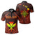 Hawaiian Kanaka Turtle Polynesian Polo Shirt Orange Stronge Style Unisex Orange - Polynesian Pride