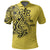 Custom Hammerhead shark Polo Shirt Polynesian Yellow Style LT6 - Polynesian Pride