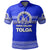 Custom Tonga Tupou College Toloa Polo Shirt Unisex Blue - Polynesian Pride