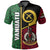 Vanuatu Rugby Polo Shirt Polynesian Flag Style Unisex Green - Polynesian Pride