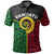 Custom Vanuatu Polo Shirt Polynesian Patterns Mix Flag LT6 Black - Polynesian Pride