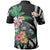 American Samoa All Over Print Polo Shirt Coat Of Arms Polynesian With Hibiscus - Polynesian Pride