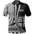 Custom Fiji Polo Shirt Masi Tapa Patterns Black Style LT6 Black - Polynesian Pride