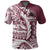 Custom Cook Islands Polo Shirt Mangaia Polynesian Style LT6 Maroon - Polynesian Pride