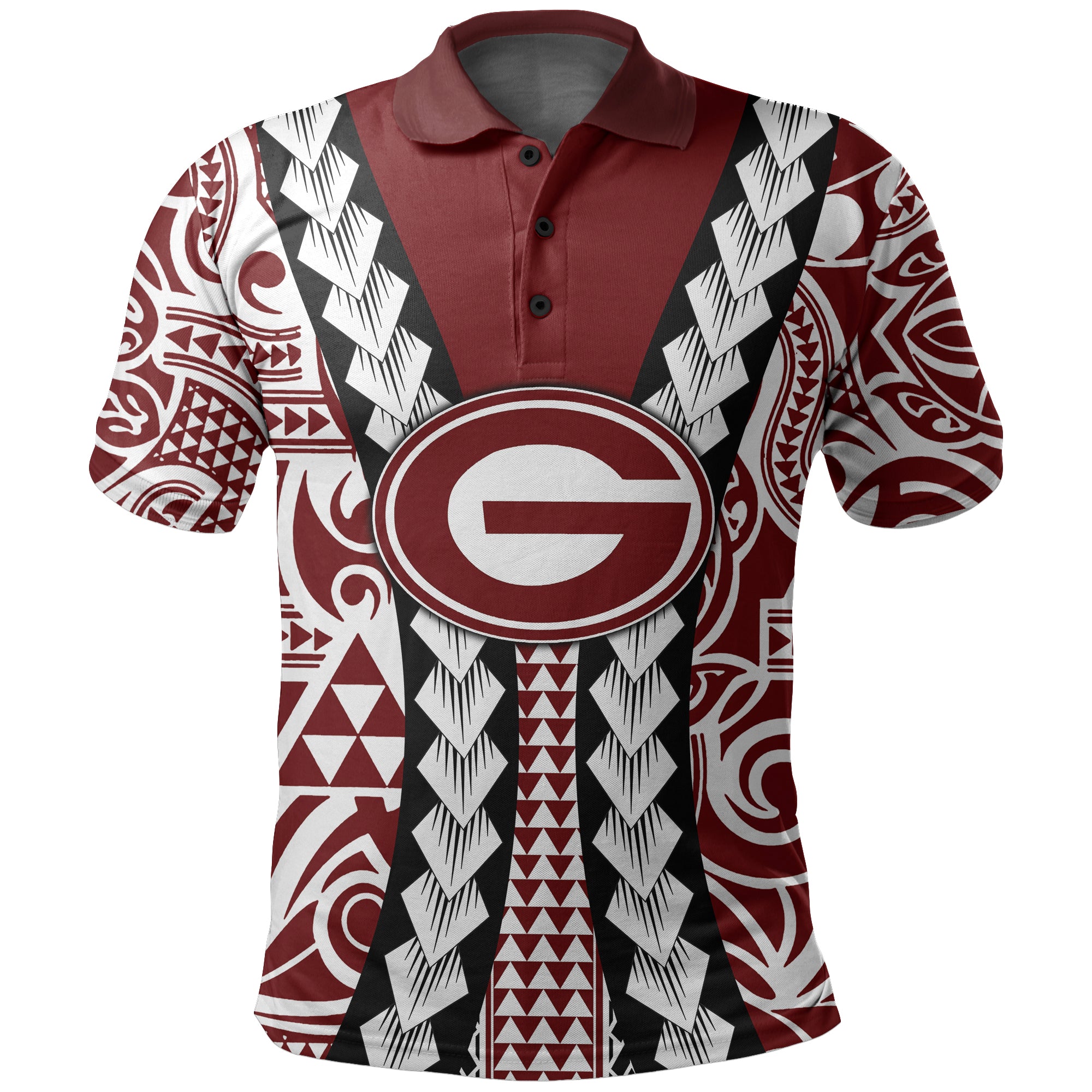 Custom Hawaii Farrington High School Polo Shirt No.2 LT6 Unisex Maroon - Polynesian Pride