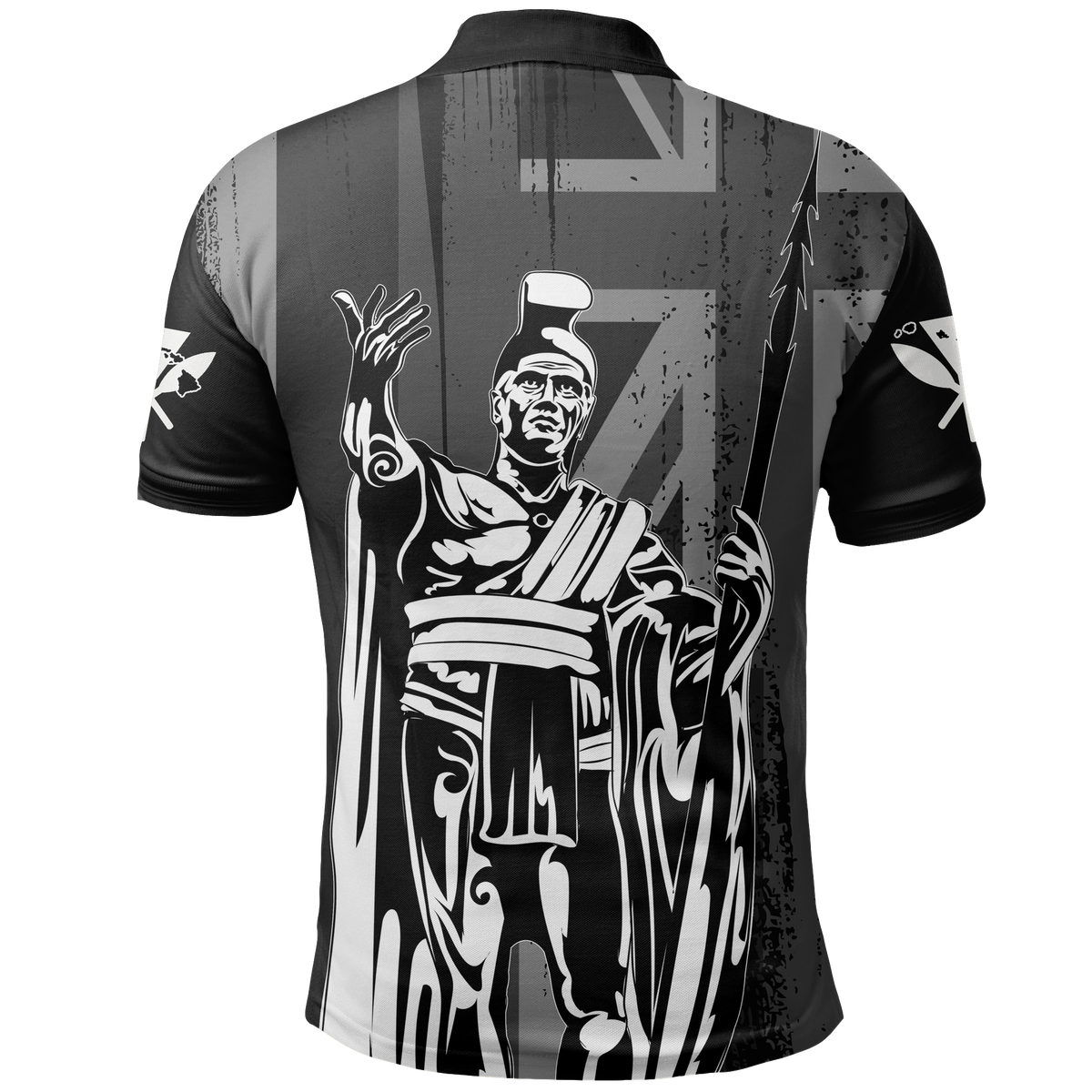 Hawaii King Flag Polo Shirt - Polynesian Pride