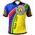 New Caledonia Custom Polo Shirt Handicraft Pattern With With Flag Color I Love - Polynesian Pride