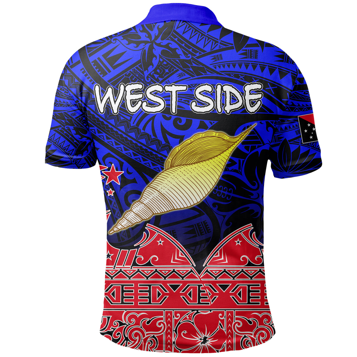 West New Britain Province Polo Shirt WEST SIDE LT6 - Polynesian Pride