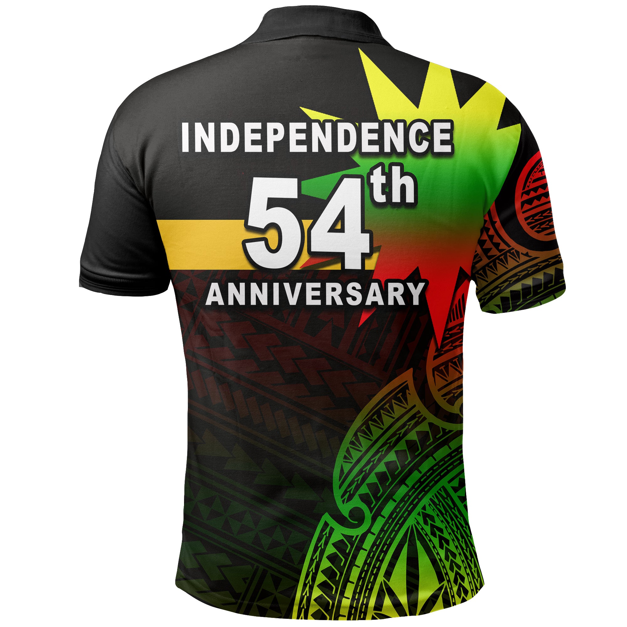 Nauru Independence Day Polo Shirt Flag In Heart No.3 LT6 Unisex Black - Polynesian Pride