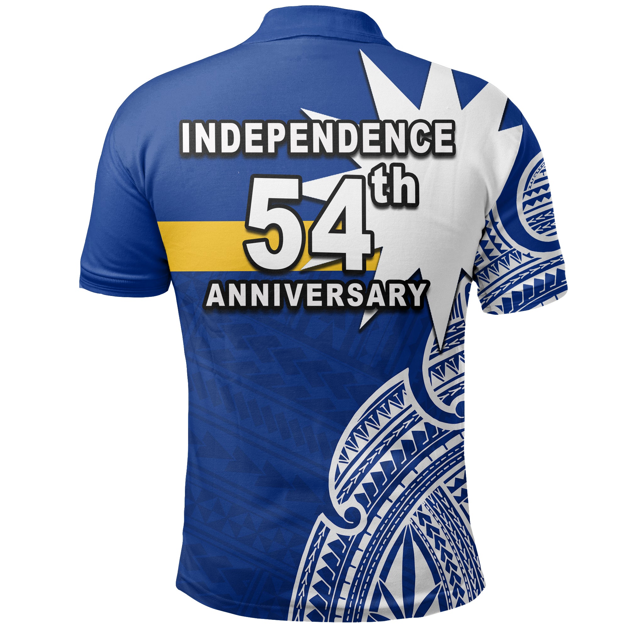 Nauru Independence Day Polo Shirt Flag In Heart No.1 LT6 Unisex Blue - Polynesian Pride