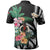 Vanuatu All Over Print Polo Shirt Coat Of Arms Polynesian With Hibiscus - Polynesian Pride