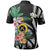 Vanuatu All Over Print Polo Shirt Coat Of Arms Polynesian With Hibiscus 2 - Polynesian Pride