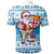 Fiji Christmas Polo Shirt Cool Santa Claus LT6 - Polynesian Pride