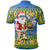 Solomon Islands Christmas Polo Shirt Cool Santa Claus LT6 - Polynesian Pride