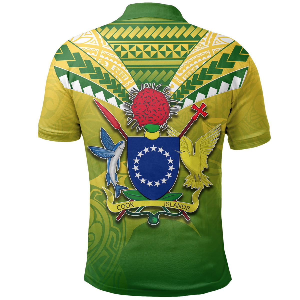 Cook Islands Rugby Simple Polynesian Polo Shirt - Polynesian Pride