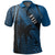 Fiji Polo Shirt Special Style Tapa No.2 Unisex Blue - Polynesian Pride