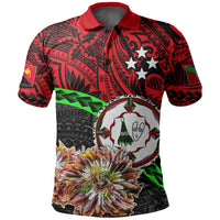 East New Britain Province Polo Shirt ISUMAMIST LT6 Unisex Red - Polynesian Pride