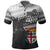 Fiji Rugby Makare and Tapa Patterns Polo Shirt Black Unisex Black - Polynesian Pride