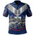 Samoa Polo Shirt Siva Tau Unisex Blue - Polynesian Pride