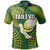 Custom and Number Tailevu Fiji Rugby Polo Shirt LT6 Unisex Green - Polynesian Pride