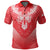 Mate Maa Tonga Rugby Polo Shirt Polynesian Style Unisex Red - Polynesian Pride