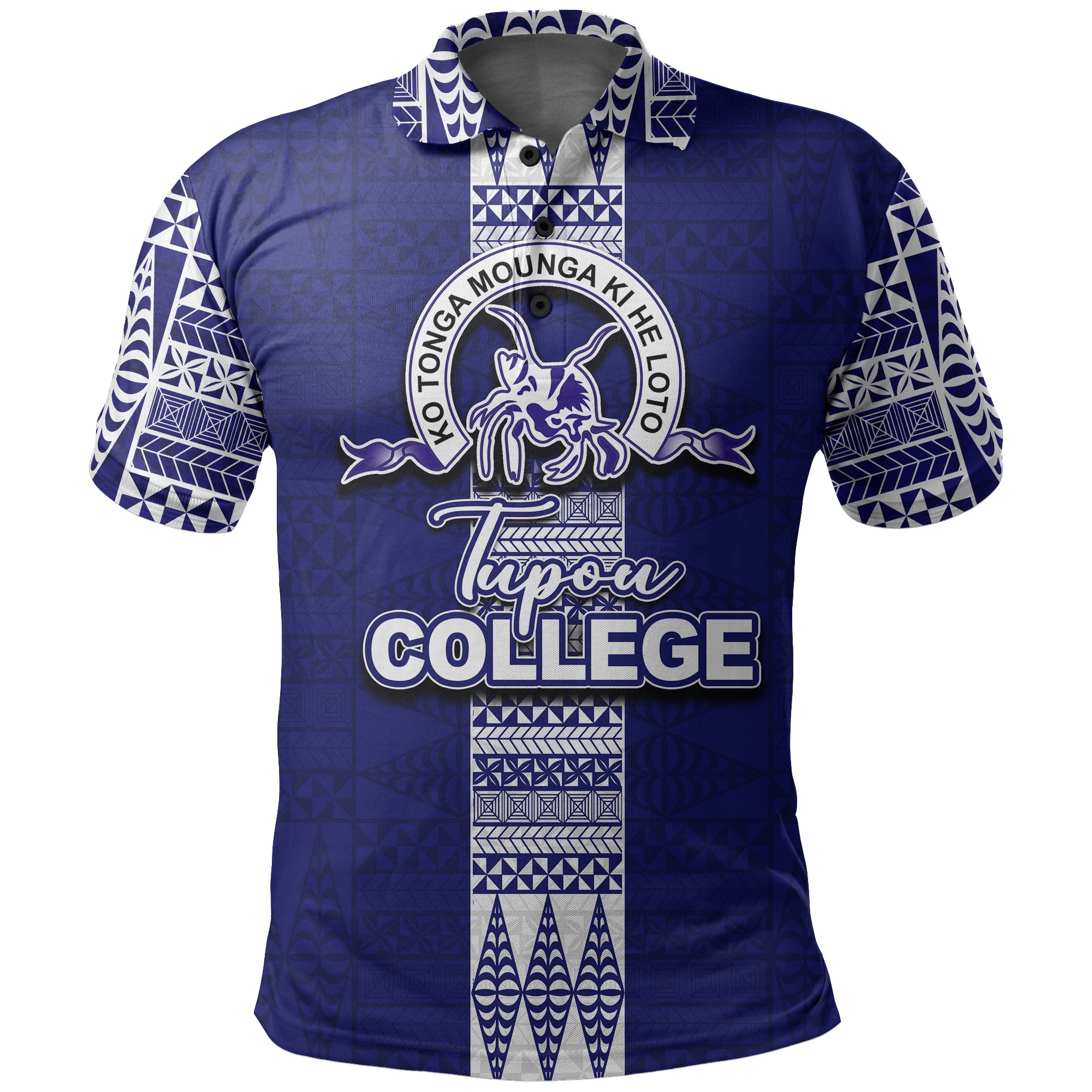 Custom Tupou College Polo Shirt Tonga Simple Style LT6 Unisex Blue - Polynesian Pride