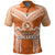 Custom Tailulu College Polo Shirt Orange Style LT6 Orange - Polynesian Pride