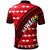 Hawaii Custom Polo Shirt Red Hawaiian Tribal Seamless Pattern - Polynesian Pride