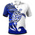 Polynesian Custom Polo Shirt Mega Turtle Unisex Blue - Polynesian Pride