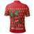 Hawaiian Turtle Christmas Polo Shirt Red Felix Style - Polynesian Pride