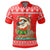 Hawaiian Santa Claus Mele Kalikimaka Polo Shirt Red Farah Style - Polynesian Pride