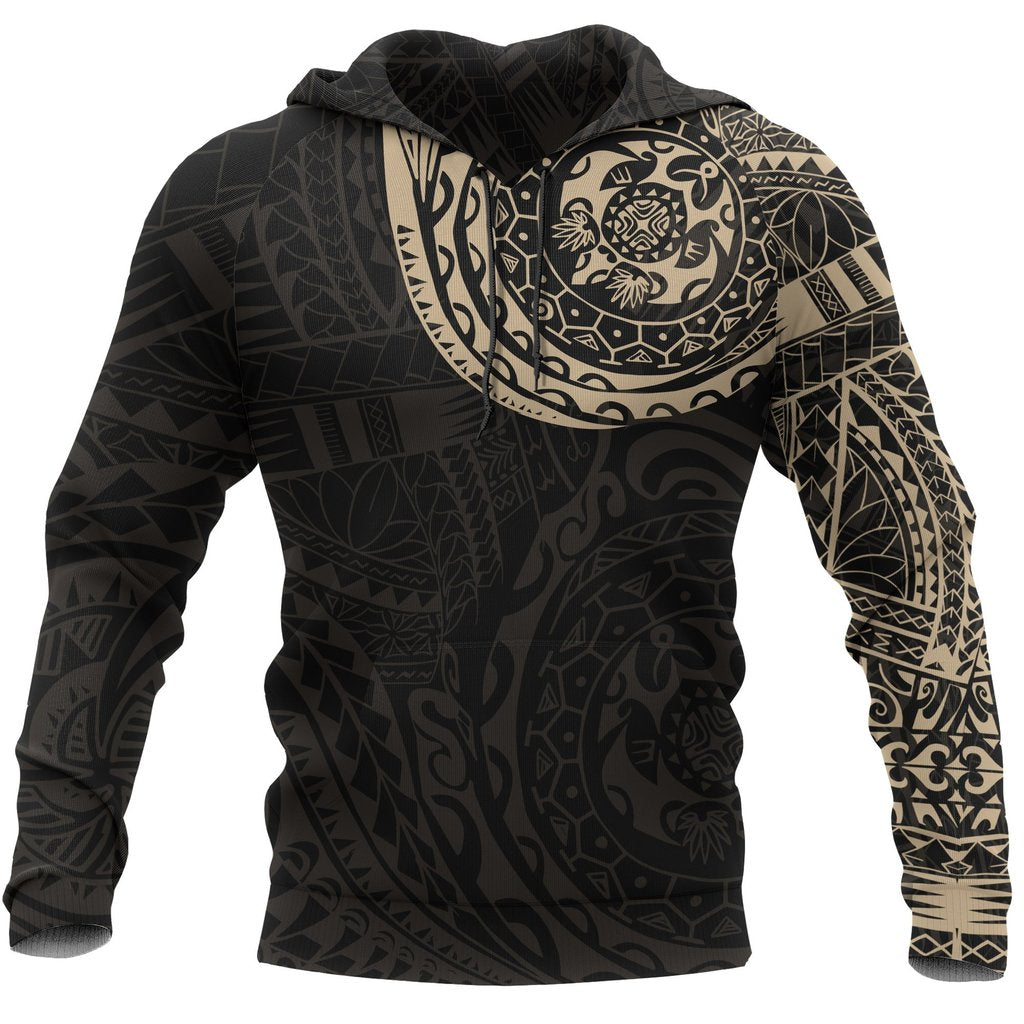 Polynesian Tattoo Style Hoodie Version 2.0 Unisex Black - Polynesian Pride