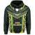 Cook Islands New Polynesian Style Hoodie Unisex Green - Polynesian Pride