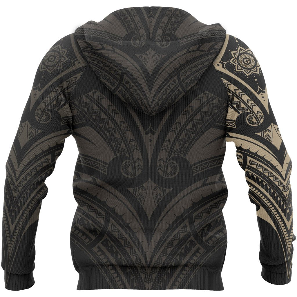 Hoodie Polynesian Flower Tattoo Style - Polynesian Pride