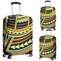 Polynesian Tattoo Luggage Cover Black - Polynesian Pride