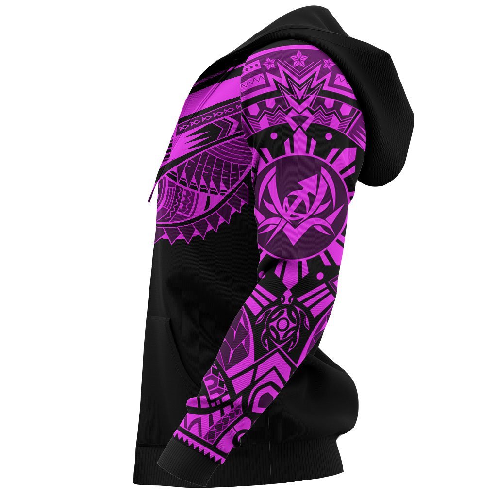 Hoodie Polynesian Tattoo Special Pink - Polynesian Pride