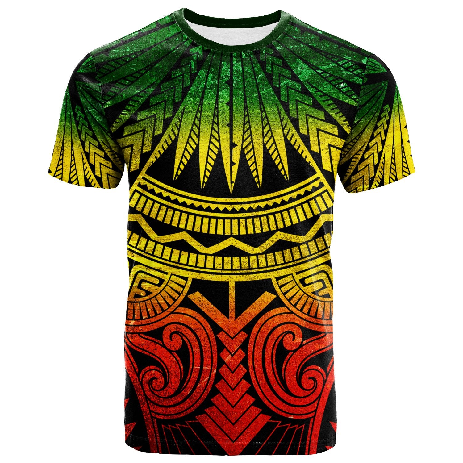 Polynesian T Shirt Reggae Classic Vignette Style Unisex Art - Polynesian Pride