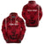 Custom Kolisi Tonga Hoodie Mate Maa Tonga Powerful Lion Unisex Red - Polynesian Pride