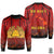 Hawaii Crew Sweatshirt - Protect Mauna Kea Unisex Red - Polynesian Pride