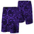 Hawaii Polynesian Tribal Turtle Board Shorts Purple Men Purple - Polynesian Pride