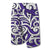 Hawaii Polynesian Maori Ethnic Ornament Board Shorts Purple - Polynesian Pride